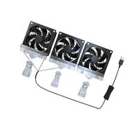 ZEPFJHE Small Low Noise FishTank Fan Adjustable Aquarium Chiller Temperature Control Aquariums Cooling Fans Quick Installation Resistant Aquarium Cooling Fan