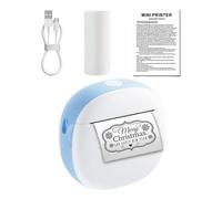 ZEPFJHE Small Sticker Printer Inkless Photo And Label Maker Small Size Designs For Labels Notes Printer For Labels Notes