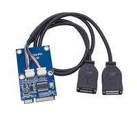 ZEPFJHE Small USB Converters Wifi KEY A+E To Double USB2.0 Cable USB Converters Wide Compatibility For Computer Accessories