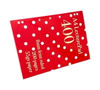 ZEPFJHE Smooth Writing Lined Notebook Colorful Polkas Dot Thin Scribbling Pad for Environmentally Sustainable Paper Sources Colorful Dot Pattern Lined Hardcover Pad for Creative Inspiration