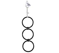 ZEPFJHE Snake Climbing Rings with Suction Cup Reptiles Exercise Chain for Reptiles on Cage Snake Climbing Rings