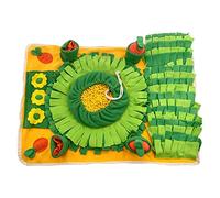 ZEPFJHE Sniffing Dog Stuffed Carrot Treat Dispensing Toy Chew-Resistant Soft Chew For Dogs Encouraging Foraging Skills