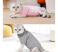 ZEPFJHE Soft Recovery Suit For Cats Post Surgeries Comfortable Breathable Prevents Licking Speed Up Process For Small Recovery Suit