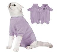 ZEPFJHE Soft Recovery Suit For Cats Post Surgeries Comfortable Breathable Prevents Licking Speed Up Process For Small Recovery Suit