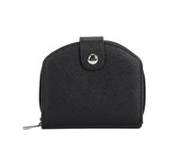 ZEPFJHE Solid Color Wallet Stylish Short Purse Card Case PU Leather Coin Purse Small Wallet with Card Holder for Daily