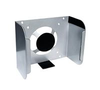 ZEPFJHE Space Saving Full Metal Holder For Small Desktop Computer Desk Or Behind Screen Installation Metal Mounting Bracket Toolless Installation Bracket