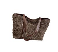 ZEPFJHE Spacious Plush Handbag Shoulder Bag Designed For Commuting And Shopping Suitable For Modern Women With Large Capacity Women's Bag