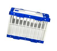 ZEPFJHE Spliceable Bird Cage for Outdoor Training Portable Aviary for Pigeons Parrots Fledglings Double Door Design Small Parrots Cage