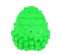 ZEPFJHE Squeaky Dog Pinecone Chew Toy for Large Dogs Interactive Bouncing Design Rubber Teeth Cleaning Surfaces Interactive Squeaky Pinecone Dog Toy