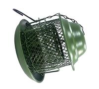 ZEPFJHE Squirrel Proof Metal Hanging Bird Feeder Outdoor Large Roof Weatherproof for Wild Birds Rustproof Metal Bird Feeder
