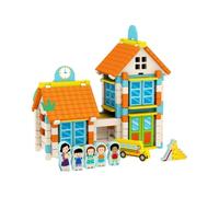 ZEPFJHE Stacking Blocks Set Wooden Building Toy for Toddler Learning Tool That Encourages Creative Expression Creative Play