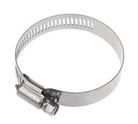 ZEPFJHE Stainless Steel Adjustable Drive Hose Clamp Line Worm Clip Hoop Hose Clamp Set Automotive Flexible Stainless Steel