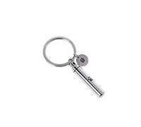 ZEPFJHE Stainless Steel Cylinder Urn Keychain For Pet Dog Ashes Memorial Cremation Jewelry Wom Cremation Urn Keychain