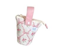 ZEPFJHE Standing Pencil Case Practical Bag Lovely Bows Pen Aesthetic Bag Organisers Holders Pouch Standing Practical Lovely Bows