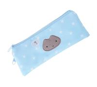 ZEPFJHE Star Print Pencil Case 2 Compartment Light Weight Pen Pouches Big Capacity Pencil Bag Travel Makeup Bag for Girl Women Star Pattern Pouches