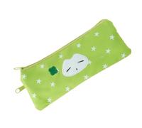 ZEPFJHE Star Print Pencil Case 2 Compartment Light Weight Pen Pouches Big Capacity Pencil Bag Travel Makeup Bag for Girl Women Star Pattern Pouches