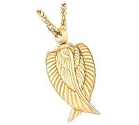 ZEPFJHE Steel Memorials Necklace Pet Ashes Safe Sealing Keepsakes Pendants For Ashes Pendants Gift Elegant Pet Memorials Keepsakes