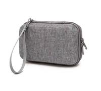 ZEPFJHE Storage Bag for OM5 OM6 OM7 Handheld Gimbals Shockproof Carrying Case Portable Travel Organiser Protectove Box Gray