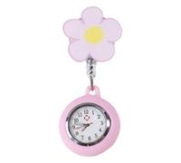 ZEPFJHE Stretchable Cord Nurse Watch Silicone Reliability Nurse with Elastic Cord for Time Checking Alloy Pocket