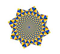 ZEPFJHE Striking Visual Art Toy 34 Inch Diagonal Juggling Fabric for Performers and Enthusiasts Stream Artists