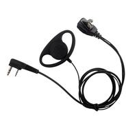 ZEPFJHE Strong Headsets Featuring Adjustable Ear Hook Designs Two Pin Radio Earpiece For Security Retail Hotel Staff Use Two Way Radio Accessory With PTT