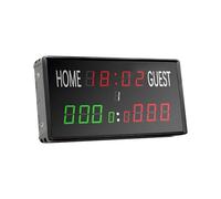 ZEPFJHE Strong Metal LED Scoreboard with Programmable Timer and Remote Control Up to 40 Feet Volleyball Scoreboard