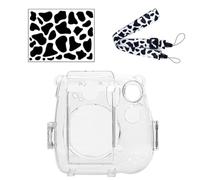 ZEPFJHE Stylish Clear Camera Bag for 7+ Camera Case PC Cameras Shoulder Bag Clear and Convenient Fashion Pattern