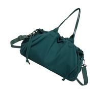 ZEPFJHE Stylish Crinkled Nylon Handbag with Adjustable Comfortable Strap and Spacious Interior Shoulder Bag for Work or Gym Use Travel Purse