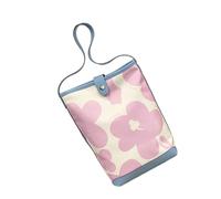 ZEPFJHE Stylish Floral Bucket Bag For Ladies Fashion Shoulder Bag Large Capacity Handheld Or Over The Shoulder Carry Purse Organized Compartments Handbag