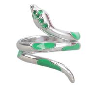 ZEPFJHE Stylish Mysterious Snake Themed Wristband In Dark Aesthetic For Tredy Adults And Trendsetters Daily Use Casual Wear Alloy Materials Fashion Bangle