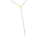 ZEPFJHE Stylish Pearls Necklace With Heart Butterfly Chain Designs For Adding A Touch Of Romance To Any Outfit Alloy Necklace