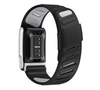 ZEPFJHE Stylish Striped Sport Watch Band Breathable Soft Silicone Accessory for 5.0/5.0MG Workout and Daily Wear Compatibility Double Color Sport Wristband