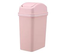 ZEPFJHE Swing Top Bin 10L Waste Disposal Waste Bin with Lid for Home and Office Use Space Savi