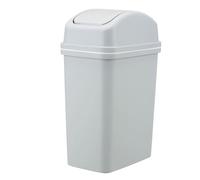 ZEPFJHE Swing Top Bin 10L Waste Disposal Waste Bin with Lid for Home and Office Use Space Savi