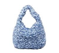ZEPFJHE Textured Top Handle Purse For Working Women Large Capacity Polyester Handbag For Laptop Documents Daily Carry Essential Lightweight Shopping Bag
