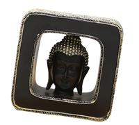 ZEPFJHE Thai Chinese Styles Buddhas Head Sculpture In Frame Resins Buddhist Statue For Home Office Serenities Decors Thai Buddhas Statue Decors