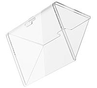 ZEPFJHE Transparent Acrylic Dirtproof Cover For 2nd Gen Game Console Anti-Slip Silicone Padding Protect Studio Equipment Protections