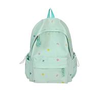 ZEPFJHE Trendy Star Patterned Backpack Breathable Straps Multiple Pockets Tear-Resistant Nylon For Teens & Outdoor Activities Lightweight Travel Backpack