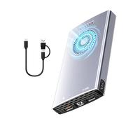 ZEPFJHE Twin Bay HDDs Enclosure Metal USB 3.2 Externals Storage Case Auto Sleep Mode 20Gbps For 2230 To 2280 Two Ssds Enclosure With Data Protections Chip