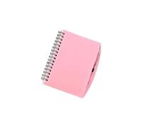 ZEPFJHE Twin-Wire Binding Notebook 120 Pages 140 Pages Wide Ruled Business Journal with Pen Wirebound Memobook Small Notepads