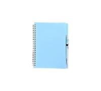 ZEPFJHE Twin-Wire Binding Notebook 120 Pages 140 Pages Wide Ruled Business Journal with Pen Wirebound Memobook Small Notepads