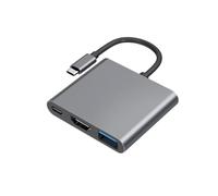 ZEPFJHE Type C To HDTV Adapter For Enhances Visual 3840x2160 Resolution For Phone Computer Gaming Connection Type C Multiports Hub