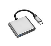 ZEPFJHE Type C To HDTV Adapter USB3.0 Hubs PD100W Charging 4K Resolution Compatible For Laptops Tablets Smartphones HDMIs Converters