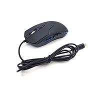 ZEPFJHE Type C USB C Gaming Mouse Ergonomic Blue Light 2400 DPI 6 Button for PC La