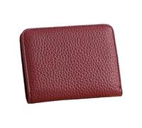 ZEPFJHE Unique Blocking PU Leather Women's Wallet Compact Short Wallets Coin Purse Change Pocket for Everyday Use and Travel PU Leather Purse