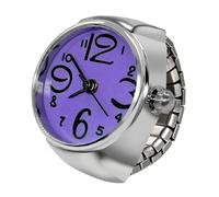 ZEPFJHE Unique Watch Couple Rings Jewelry Clock Personality Finger Watch Fashion Couple Accessory Couples