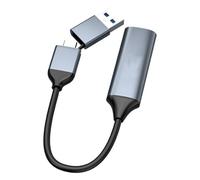 ZEPFJHE USB C To 4K Video Capturing Card Type C USB Port 4K Game Streaming Grabbing Record For Multiple Platforms Home Theater Card