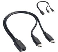 ZEPFJHE USB C To Double Female/Male Connector Headphone Charging Adapter Splitter Cable For Cable For Travelers Students