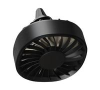 ZEPFJHE USB Car Fan With Colorful Lights 360 Rotatable Portable Clip On Mininature Coolers Quiet Vent Boosters For Car Trucks Suvs Vehicle Air Circulators