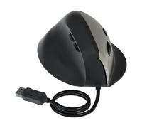 ZEPFJHE USB Cord Vertical 1600DPI Adjustable Ergonomic Grip Quiet Button Right Hand Computer Laptop PC Desktop Vertical Computer